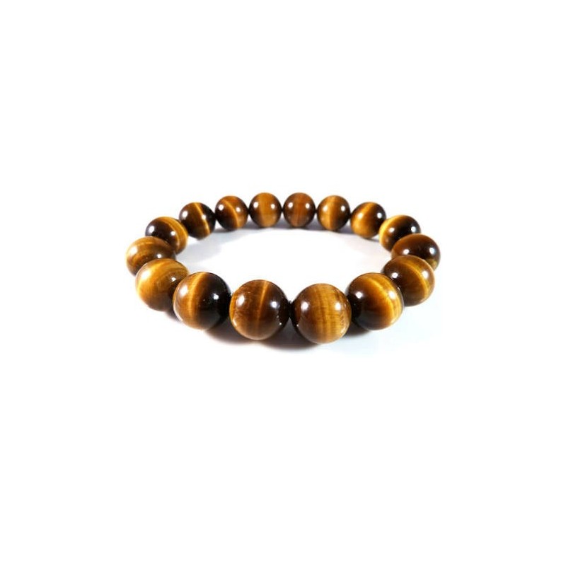 bracelet homme oeil de tigre 12 mm bracelet homme oeil de tigre 12 mm