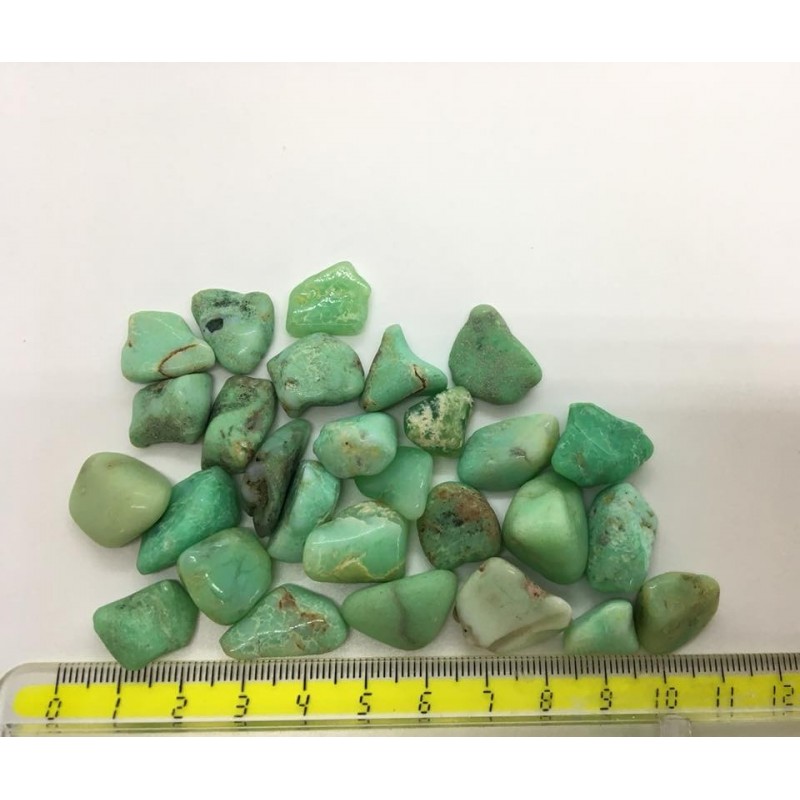 Chrysoprase pierre roulée verte Chrysoprase pierre roulée verte