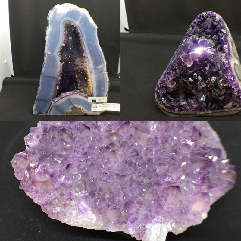 PLAQUE OU DRUSE D'AMETHYSTE